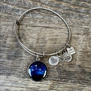 Alex and Ani Little Dipper Constellation Bangle – Silver Tone – 2016